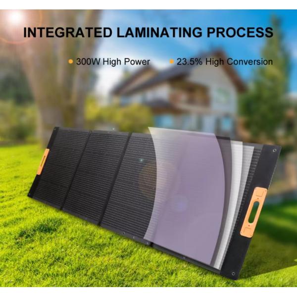 300W Foldable Solar Panel with Military-Grade IBC Cells - Portable Solar Charger for Heavy-Duty Equipment