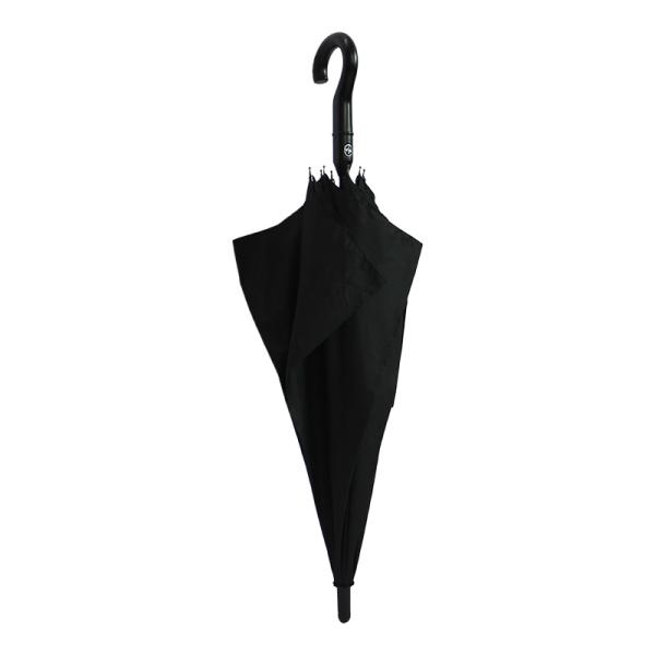 Crutch Walking Stick Handle Windproof Automatic Straight Umbrella with One-Click Open
