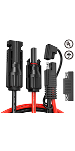 DC 10AWG PV Photovoltaic Solar Cable With Waterproof Connectors