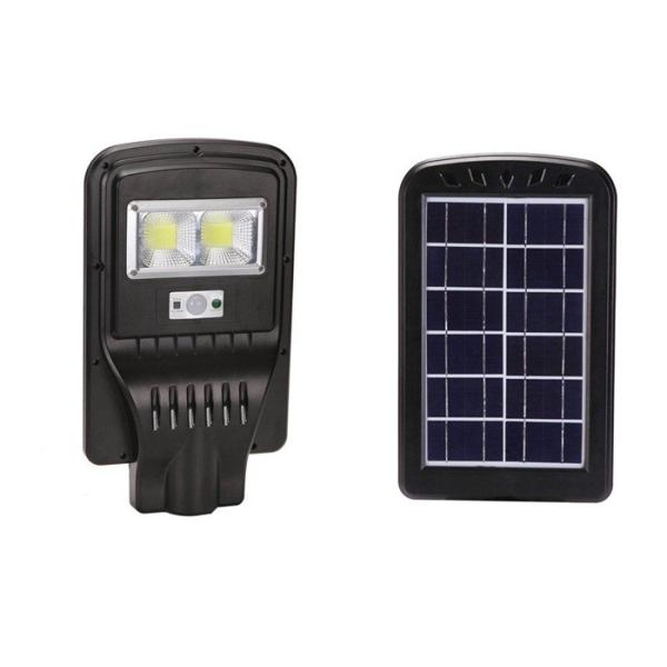 ABS Housing economic cheap price led All In One 60W IP65 COB Chip Solar Garden Street Light