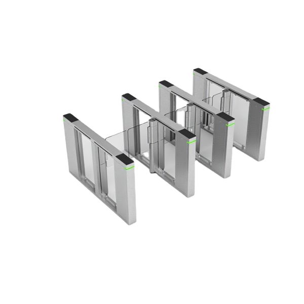 Flap Barrier Turnstile Gate , 304 Stainless Steel Fully Automatic Systems Turnstiles
