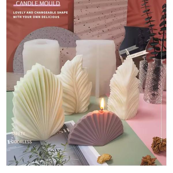 Scented DIY Silicone Candle Mould Small Scallops Home Decoration Shell