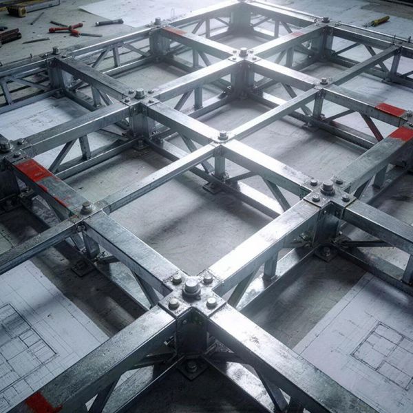 High Strength Steel Structure Building Support System Multi Functional Reusable