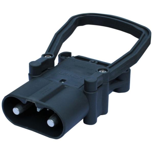 Conector de batería de montacargas resistente a los ácidos EC320 masculino femenino con carcasa terminal de PP durable
