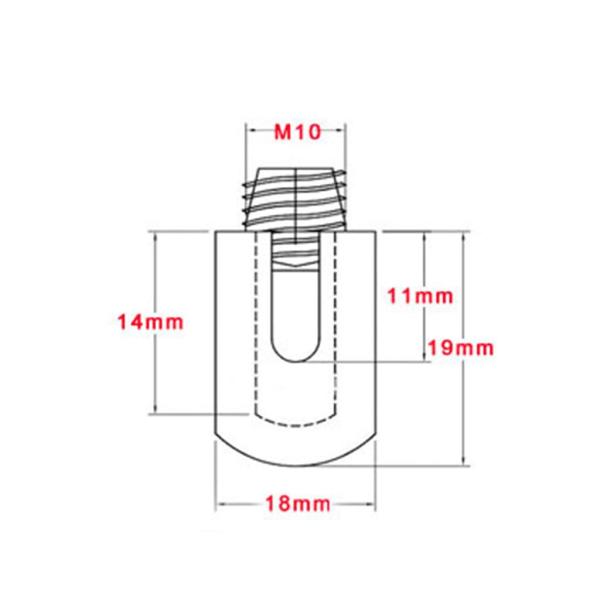 Yacht Hardware Stainless Steel 304 Ss316 Stopper on Wire Rope for Hardware Fittings