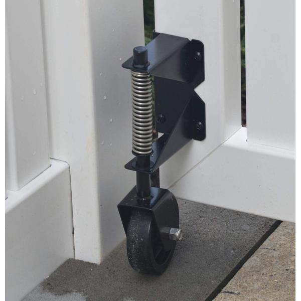 Цинковая пружина с вращающимся колесом колеса резиновые колеса для деревянных ограждений