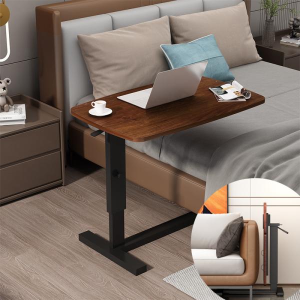 Over Bed Desk with Wheels Adjustable Rolling Laptop Table Overbed Hospital Tray Sofa Chair Side