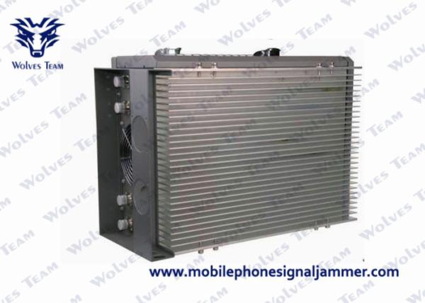 GSM CDMA PCS Prison Jammer 300 - 600M Shielding Radius For Large Sensitive Locations