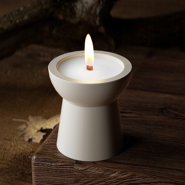 European style minimalist ins style aromatherapy candle cup silicone mold DIY drip resin gypsum storage jar candle holder ornament