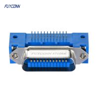 57 conector Centronics masculino do ângulo direito do PWB do conector 50P 36P 24P 14P da NC