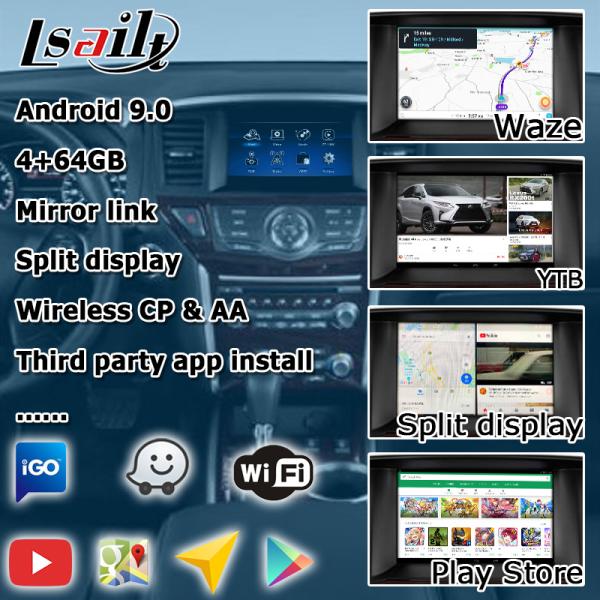 Nissan Pathfinder R52 Обновление мультимедийного экрана Android IT06 06It система carplay