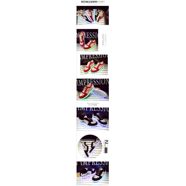 Fashion Christmas Present Led USB Shoes