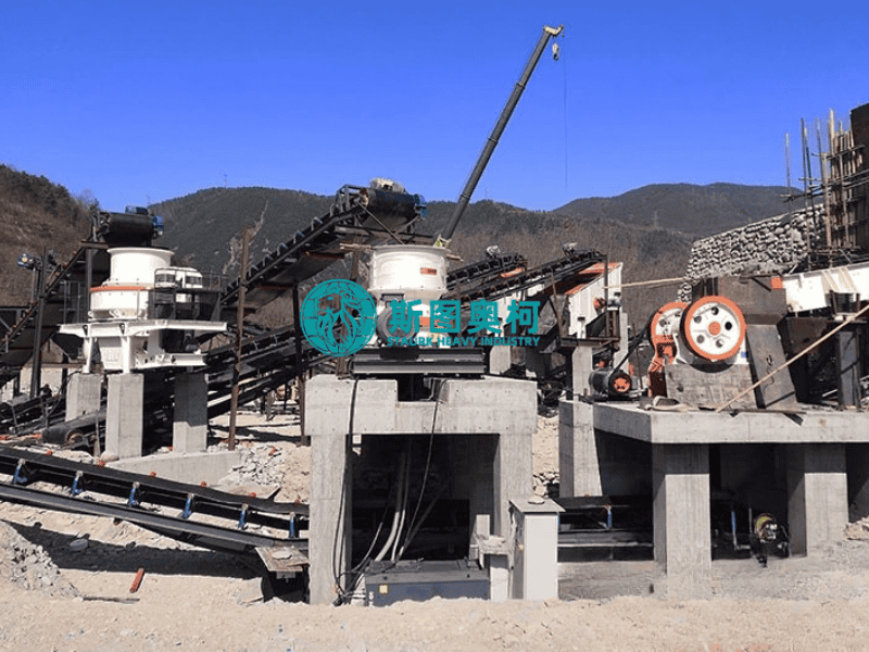 540mm Stone Crusher Equipment 10TPH-150TPH Rock Crushing Machine