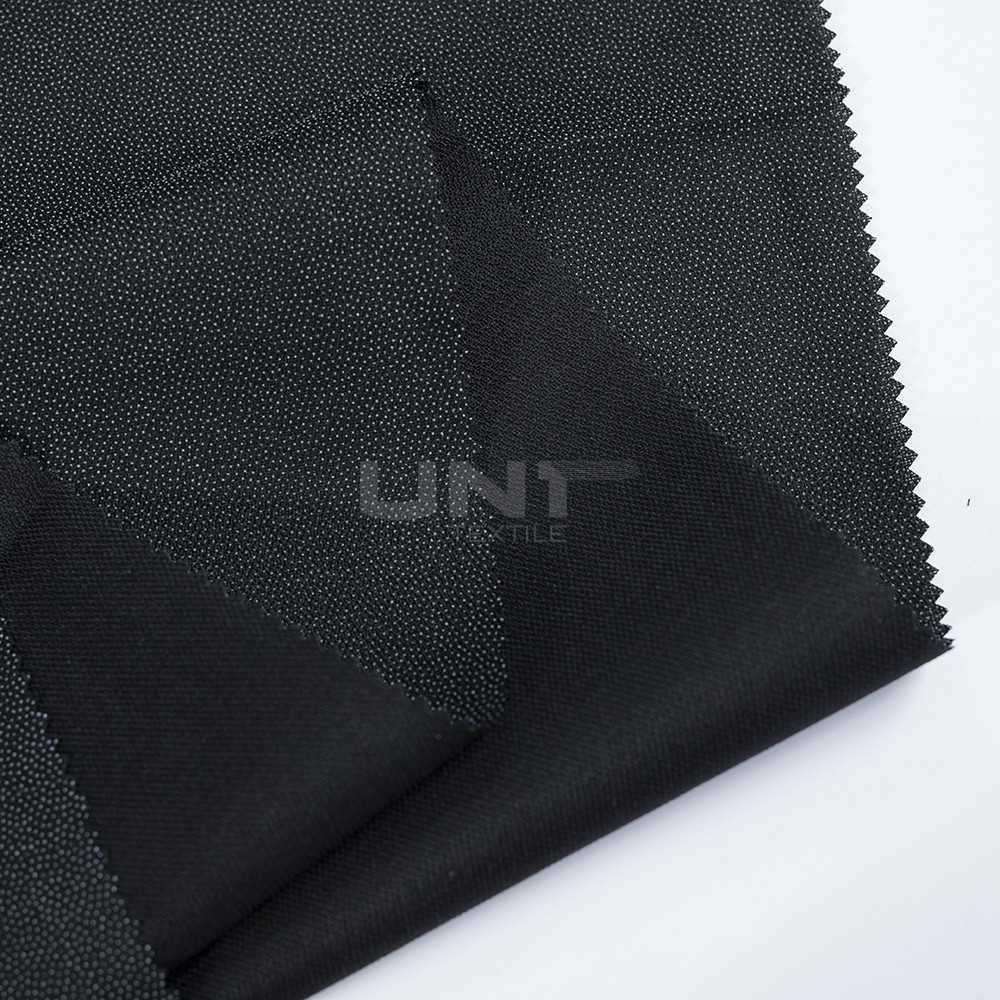 Wholesale Custom Twill Weave Fusible Interlining with Double Dot and Manufacturer Direct Delivery