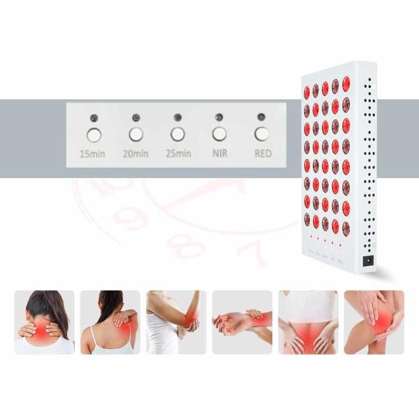 660nm 850nm Red Infrared Light Therapy Skin Care Equipment For Wrinkle Removal
