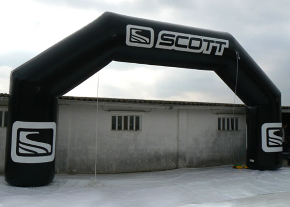 Customize Inflatable Arches 0.55mm PVC Tarpaulin With One Free Blower