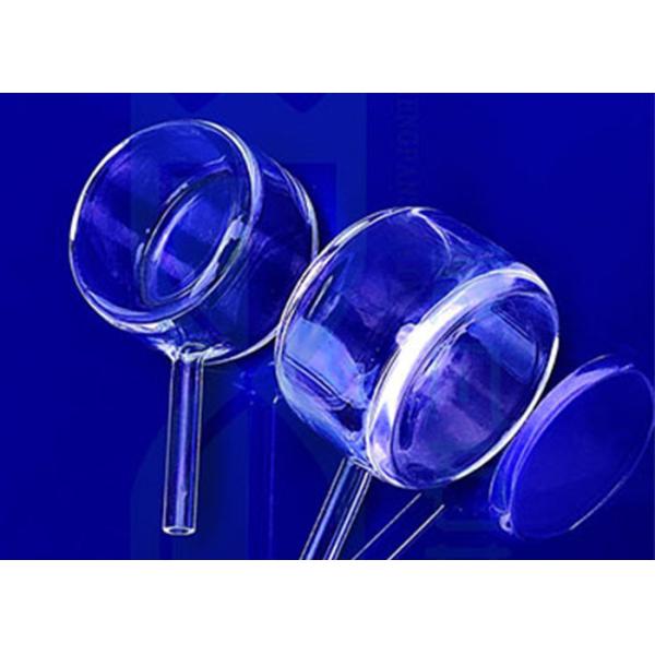 Jgs3 Clear Polishing Cylindrical 0.2mm Quartz Glass Cuvette With A Tube