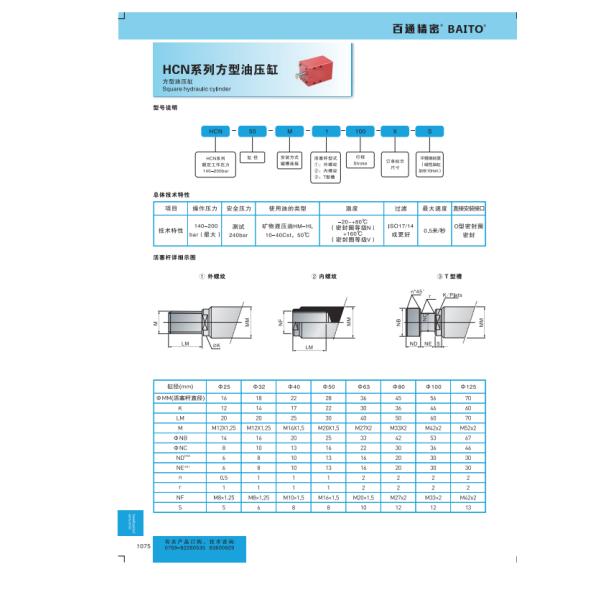 Компоненты прессформы точности гидравлического цилиндра квадрата ISO9001 M12x1.25