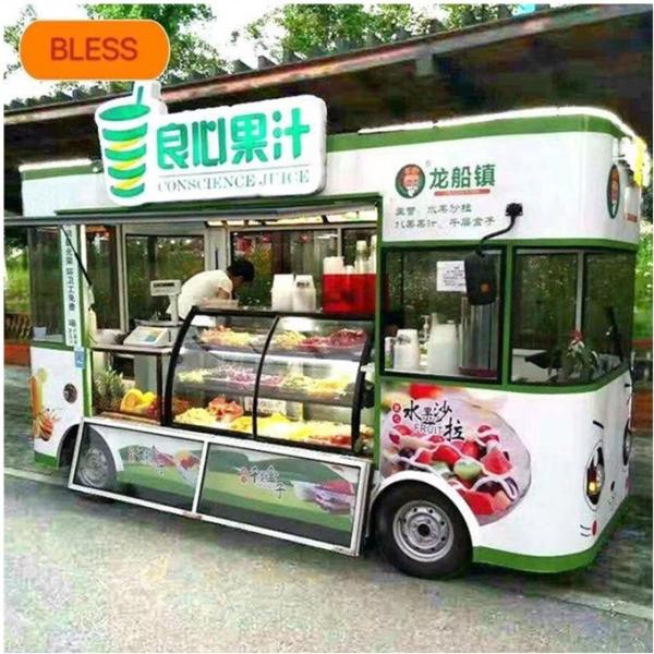 Multifunctional Dining Car for Night Market BBQ Stall and Breakfast 1000 KG Capacity