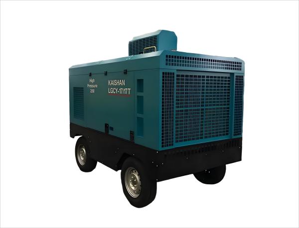 Compresseur d'air à vis mobile 0,5-2,5 MPa Diesel/Électrique 50-400 CV