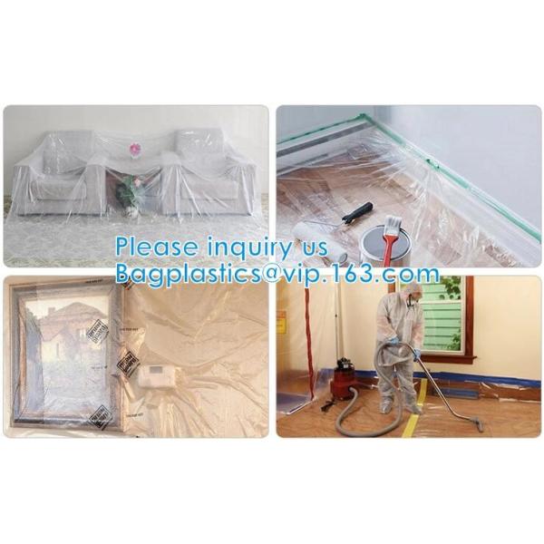Airport Truck Goods Waterproof Film Pallet Covering Film PE Sheet Dust-Proof Film Film House Decoration