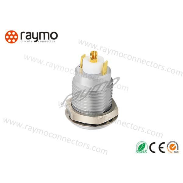 CE Certification Half Moon Connector, Coaxial Cable Connector Plated Gold Contacts