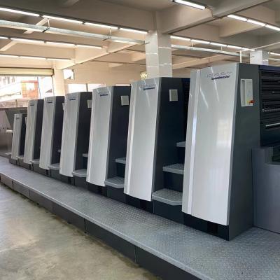 Máquina de impressão offset de 6 cores em segunda mão 100000 KG para empresa de publicidade
