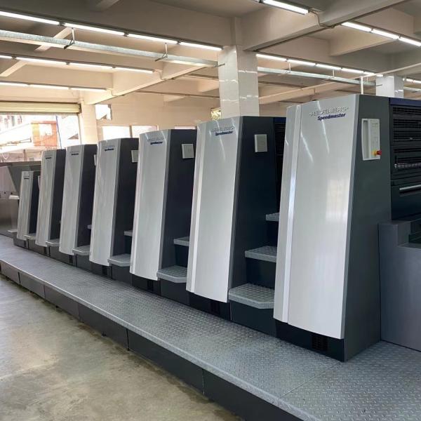 Máquina de impressão offset de 6 cores em segunda mão 100000 KG para empresa de publicidade