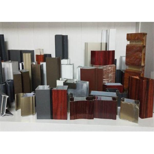 Thickness 2.0MM Different Color Wood Grain Aluminum Extrusion Profile