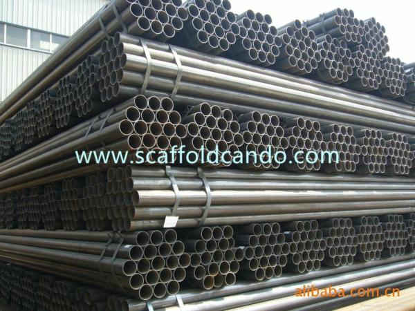 Scaffolding steel pipe MS pipe Black tube Q235 material EN10219  48.3mm with 1000mm,2000mm,3000mm,4000mm,5000mm,6000mm
