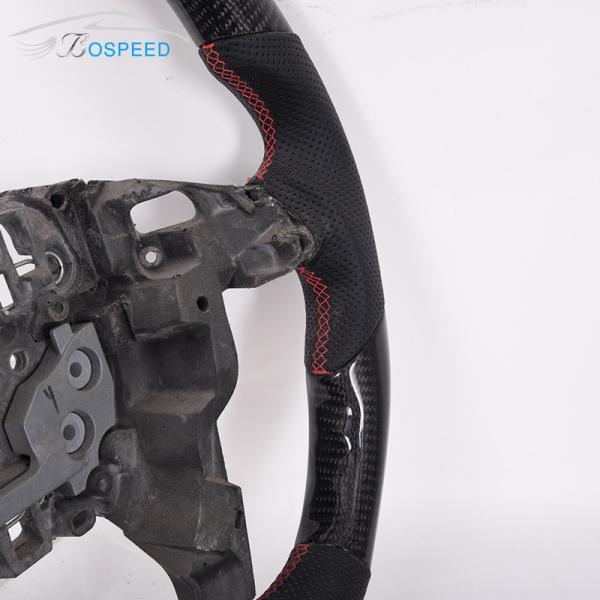 Ford Gloss Perforated Steering Wheel Carbon Fiber Alcantara Wheels