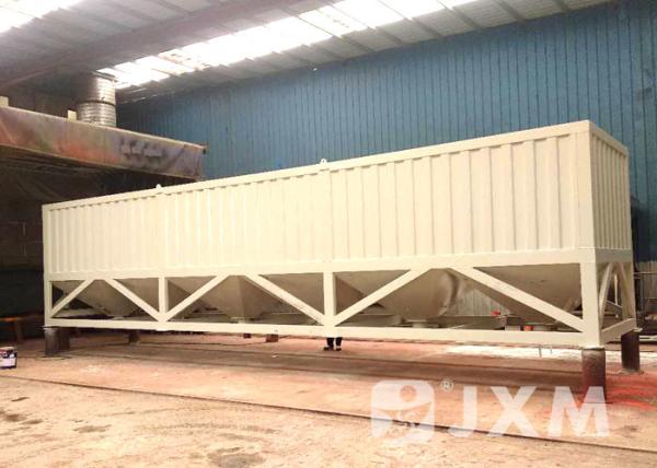 30 Horizontal Cement Silo High Efficiency Belt Conveyor Concrete Batching Plant
