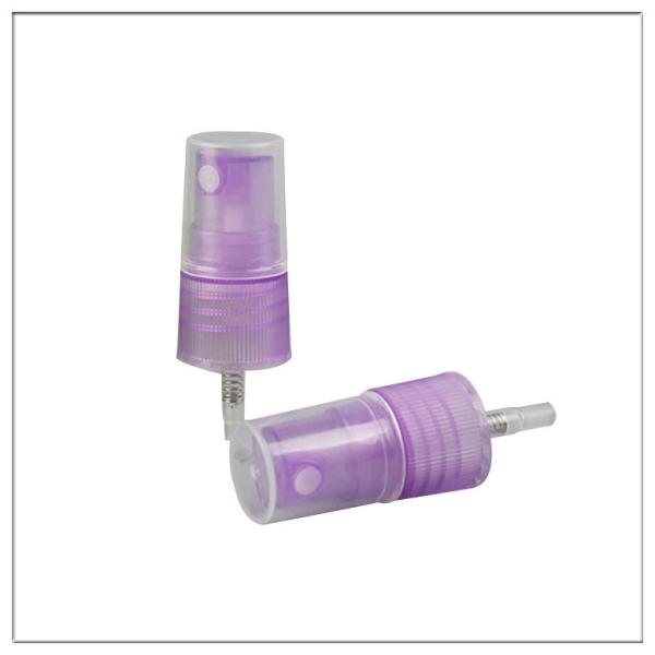 Transparent Purple Perfume Pump Sprayer 18/410 Half Cover Custom Tube Length
