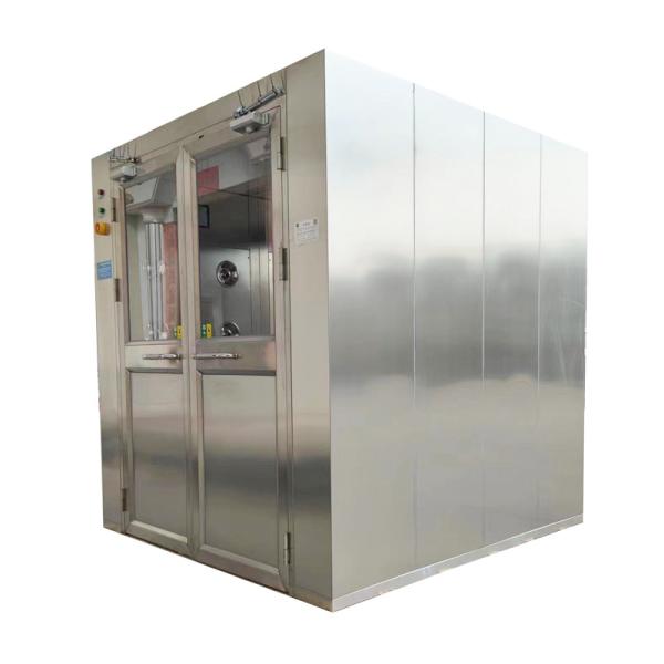 Auto Sliding Door Cargo Air Shower | 1950x2000x2180mm | Powder-Coated 201 Stainless Steel
