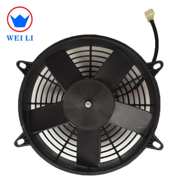 Finger Protect 12 Electric Radiator Fan , Bus Truck Ac Condenser Fan 1800m3/H Airflow
