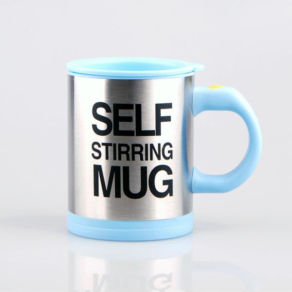 Colorful Self Stirring Mug Stainless Free Stirring Cup Logo Customized