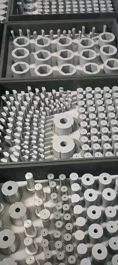 Fastener Bolt And Nut Mold Blanks , Carbide Cold Heading Mold Blanks