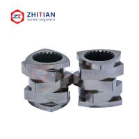 Customized Twin Screw Extruder Screw Segment For Masterbatch Production