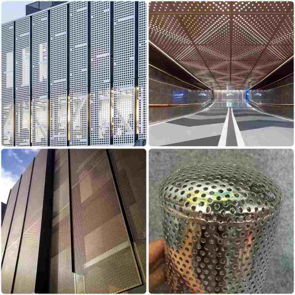 Lightweight Corrosion Resistant Aluminum Perforated Sheet Optional Color Coated