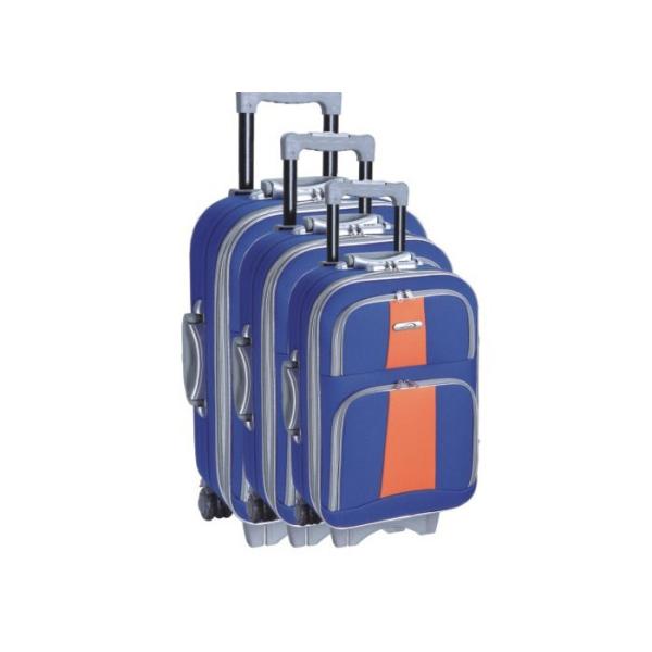 Business Travelling 8 Wheel Suitcase Luggage Bags Set Of 3 20 / 24 / 28 Inch