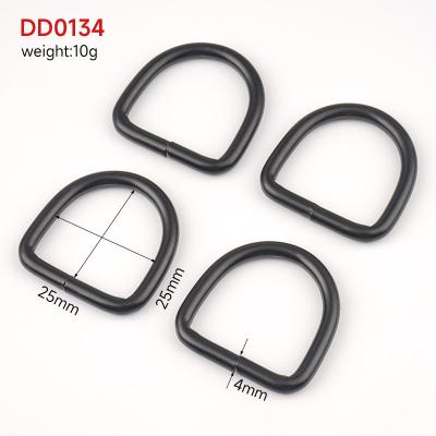 Customized Logo Acceptable 25mm D Ring Collar for Fastening Webbing Strap Pet Collars