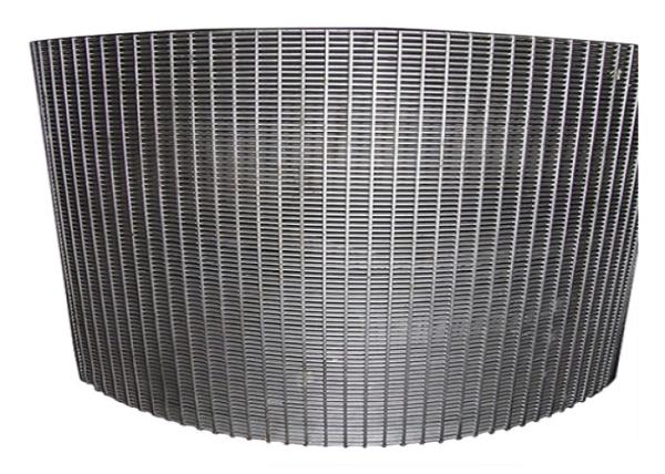 CE Certified OD 508mm Curved Johnson Wedge Wire Screen For Coal