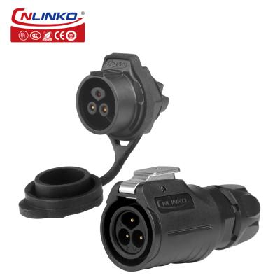 Cnlinko LP-16-3 Pin Plastic Wiring Screw Circular Waterproof Aviation Plug Connector