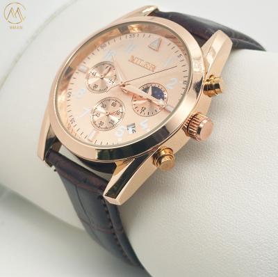 OEM Stock Relógios à prova d'água de alta qualidade com aço inoxidável Top Brand Luxury Sports Chronograph Quartz Watch