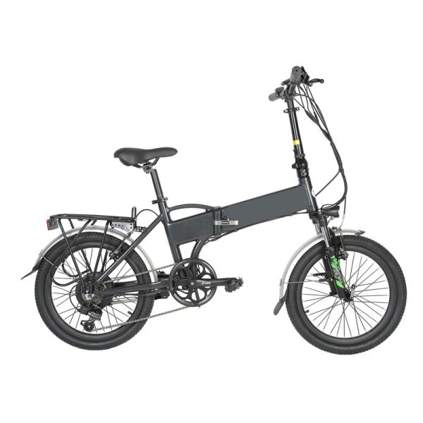 Front Suspension Electric Bike Aluminum Alloy Folding Electric Bicycle 250W 36V Ebike