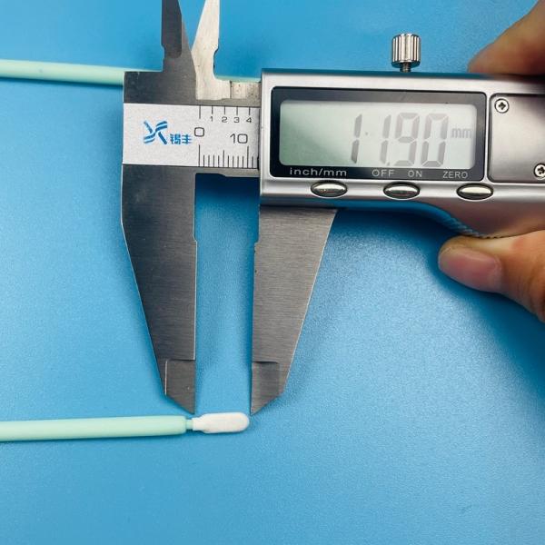 Disposable Polyester Tipped Swabs 1mm Cloth Head 100pcs/Bag