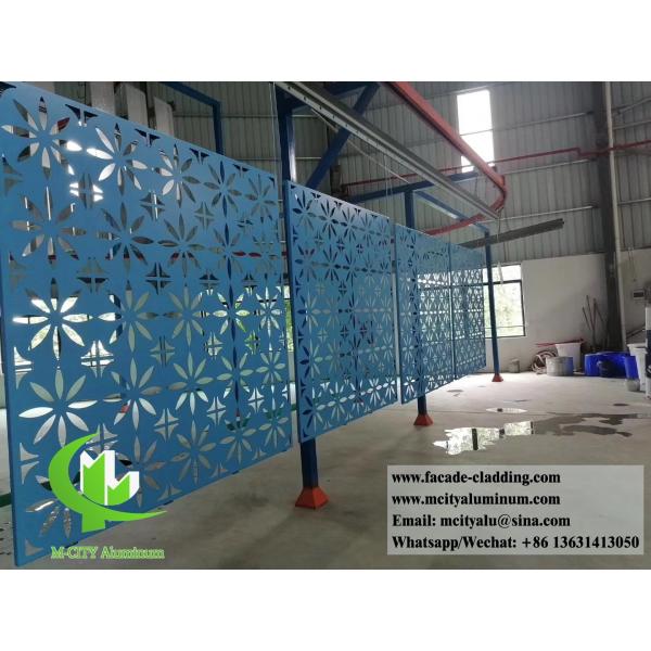 3D фасад металлический экран перфорации листовой алюминиевой облицовки для внешней отделки