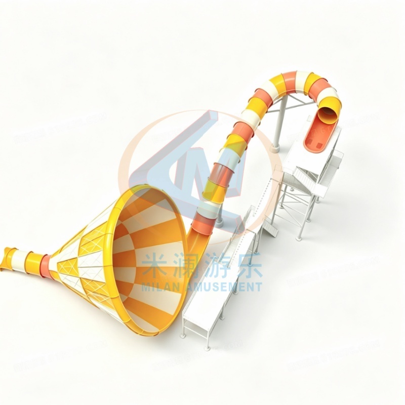 Customized Ocean Theme Water Slide Combo – Multi-Slide Kids Water Playground for Water Parks & Water Settings