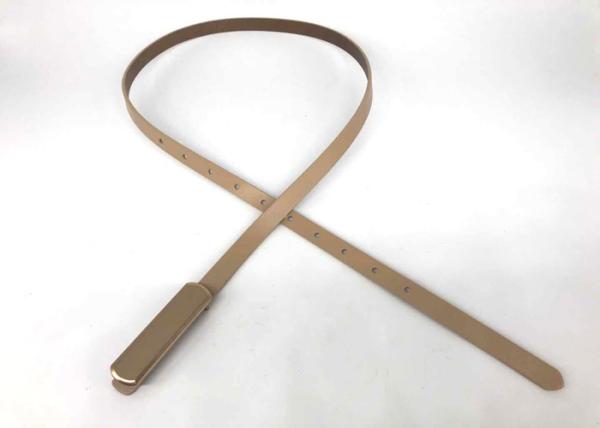 Skinny 15mm Women's Fashion Leather Belts For Dress