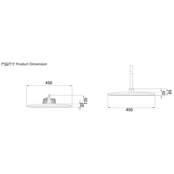 Залив низкой энергии высокой яркости высокий освещая деятельность Диммабле доступную тихую